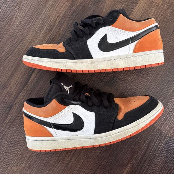 Size 9 Nike Air Jordan Retro 1 Low Shattered Backboard 553-558-128 Y2K main image 4